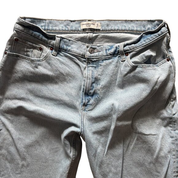 Abercrombie & Fitch Jeans Women’s Size 12 The Baggy Low Rise - Picture 4 of 6